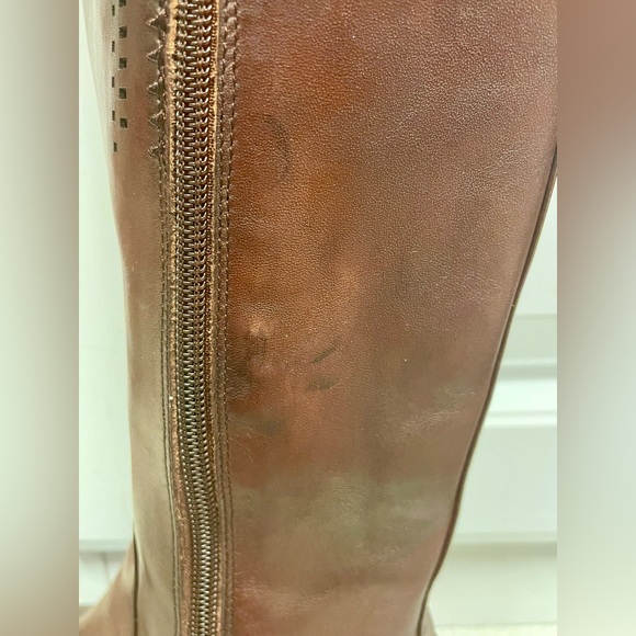 Gianni Bini Riding Boots Leather Brown Womens Size 6 - Picture 8 of 16